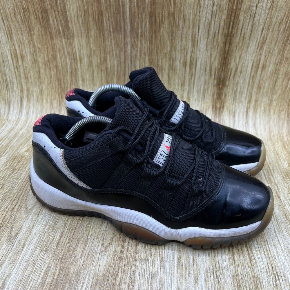 Nike Air Jordan 11 Retro Low Infrared 23 Kid's 6.5Y Black Sneakers 528896-023